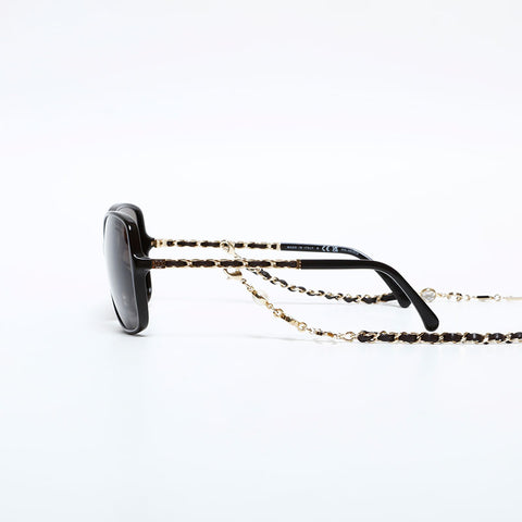 CHANEL Chain sunglasses Brown WS22327