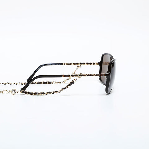 CHANEL Chain sunglasses Brown WS22327