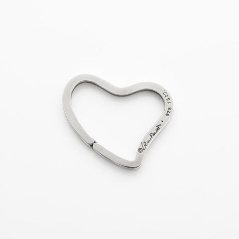 TIFFANY&Co. Heart Carabiner 925 key ring Silver WS22332