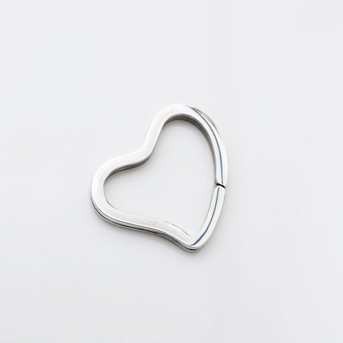 TIFFANY&Co. Heart Carabiner 925 key ring Silver WS22332