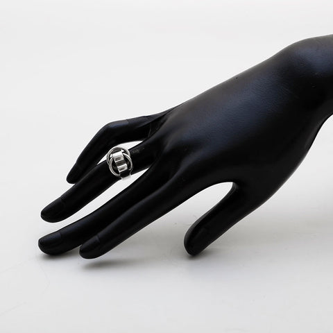 HERMES 48 Do the No 925 Ring Silver WS22335