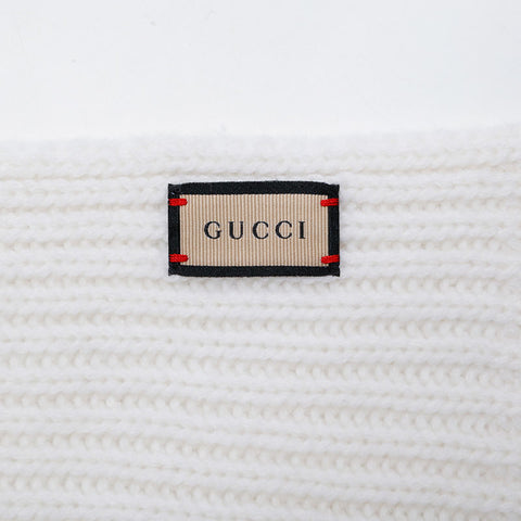 GUCCI Double G cashmere Scarf white WS22338