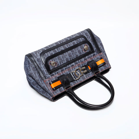 Christian Dior Denim Trotter Handbag Navy WS22341