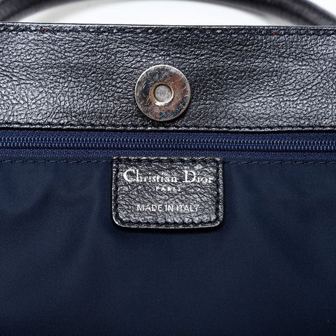 Christian Dior Denim Trotter Handbag Navy WS22341