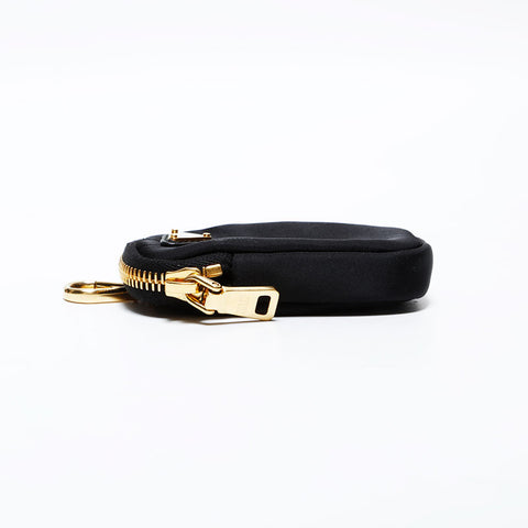 PRADA Nylon triangle logo Pouch black WS22350