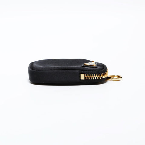 PRADA Nylon triangle logo Pouch black WS22350