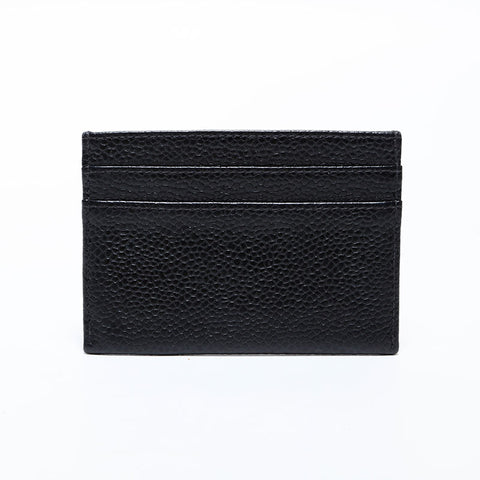 CHANEL No. 6 2000-2002 Caviar COCO Mark Card Case black WS22351