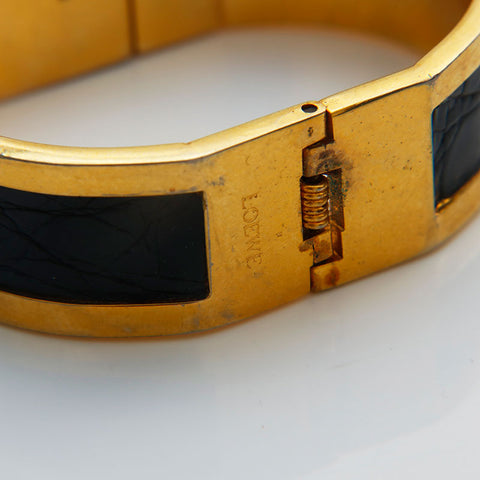 LOEWE Leather bangle bracelet gold WS22353