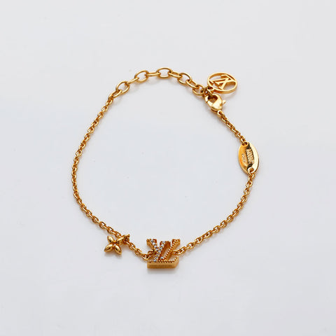 LOUIS VUITTON LV Iconic Rhinestone bracelet gold WS22356
