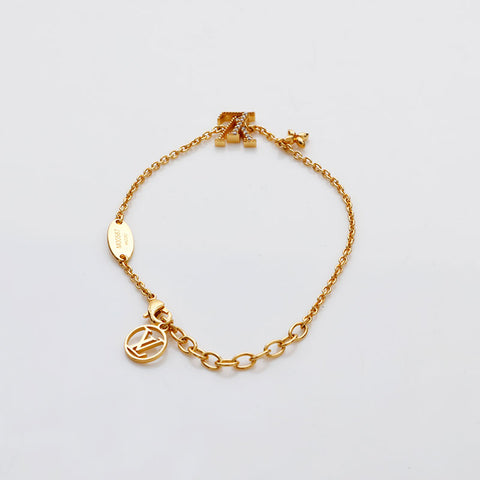 LOUIS VUITTON LV Iconic Rhinestone bracelet gold WS22356