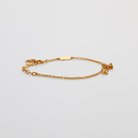 LOUIS VUITTON LV Iconic Rhinestone bracelet gold WS22356
