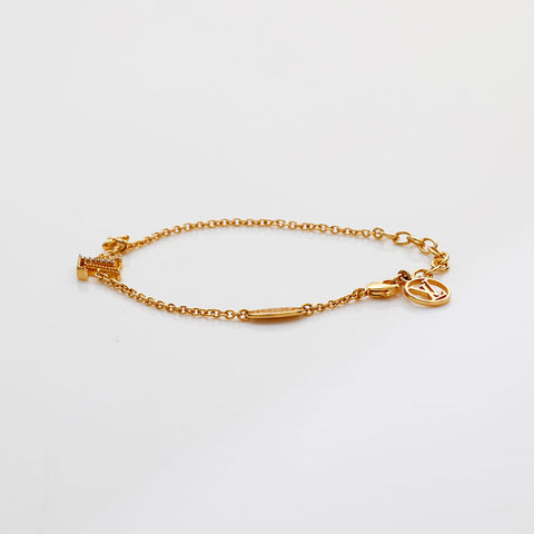 LOUIS VUITTON LV Iconic Rhinestone bracelet gold WS22356