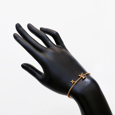 LOUIS VUITTON LV Iconic Rhinestone bracelet gold WS22356