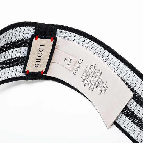 GUCCI Logo Hairband Size:M hair accessory black WS22358