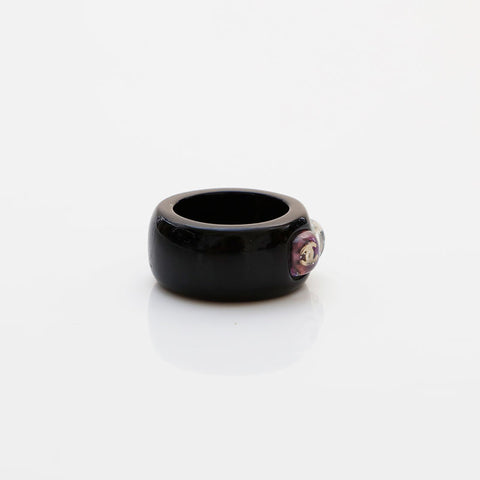 CHANEL 06P COCO Mark 2006 No. 10 Ring black WS22363