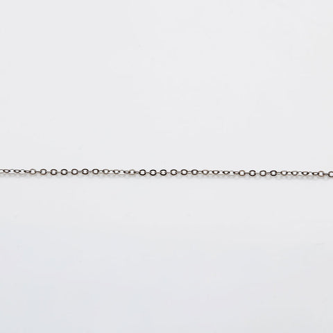 CHANEL 18S COCO Mark 2018 Rhinestone Necklace Silver WS22370