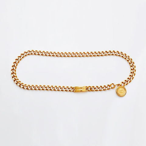 CHANEL Chain coin belt gold WS22371