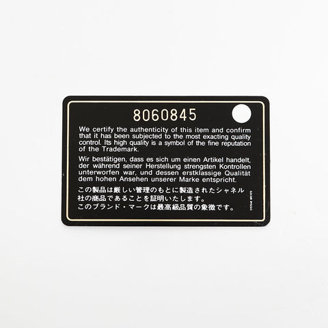 CHANEL No. 8 COCO Mark 2003-2004 鱼子酱三折钱包米色 WS22375