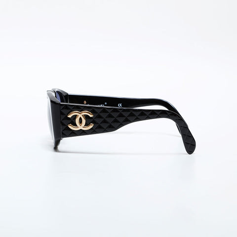 CHANEL Matrasse COCO Mark sunglasses black WS22376