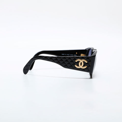 CHANEL Matrasse COCO Mark sunglasses black WS22376