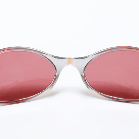 CHANEL Rhinestone COCO Mark sunglasses purple WS22378