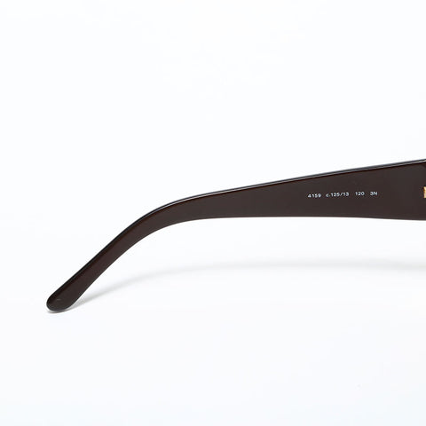 CHANEL Matrasse COCO Mark sunglasses Brown WS22381
