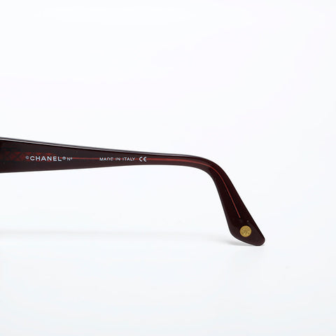 CHANEL COCO Mark Gradient Metallic Rainbow sunglasses blue WS22383