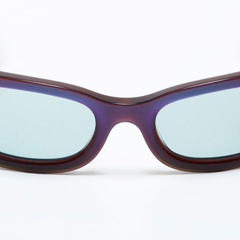 CHANEL COCO Mark Gradient Metallic Rainbow sunglasses blue WS22383