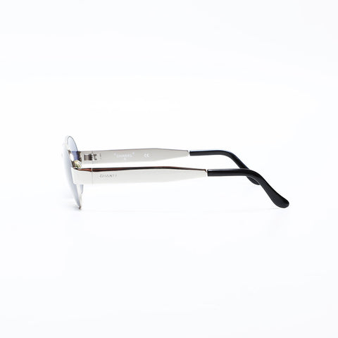 CHANEL Metal frame sunglasses Silver WS22384
