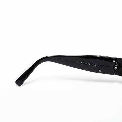 CHANEL Rimless COCO Mark Gradient Lens sunglasses black WS22385
