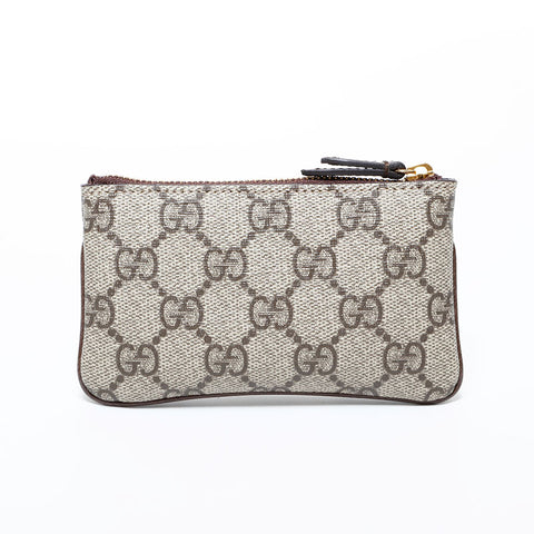 GUCCI GG Supreme Key Holder with Key Ring Coin case beige WS22388