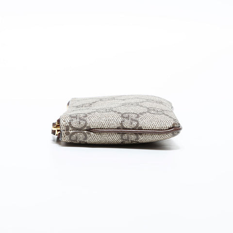 GUCCI GG Supreme Key Holder with Key Ring Coin case beige WS22388