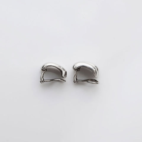 TIFFANY&Co. Combination Chain Twist 925 750 Earring Silver WS22391