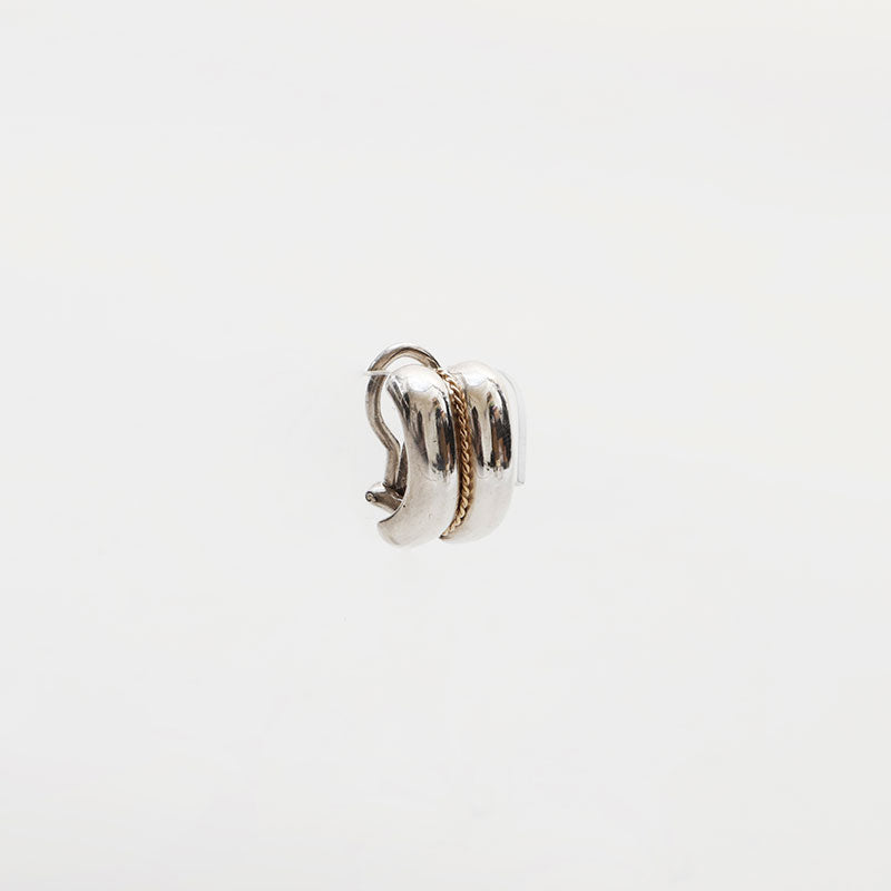 ティファニー ツイスト サークル コンビ ピアス 750 925 SX8fe