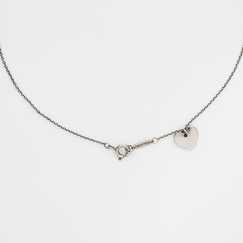 TIFFANY&Co. Stencil Heart 925 Necklace Silver WS22394