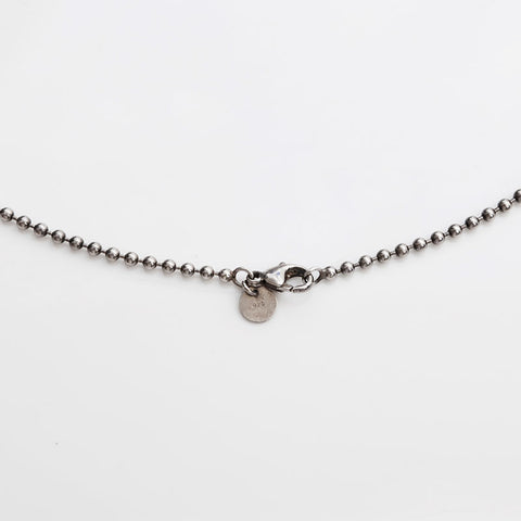 TIFFANY&Co. Return to Oval 925 Ball Chain Necklace Silver WS22395