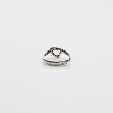 TIFFANY&Co. Open Heart 925 size 12 Ring Silver WS22397