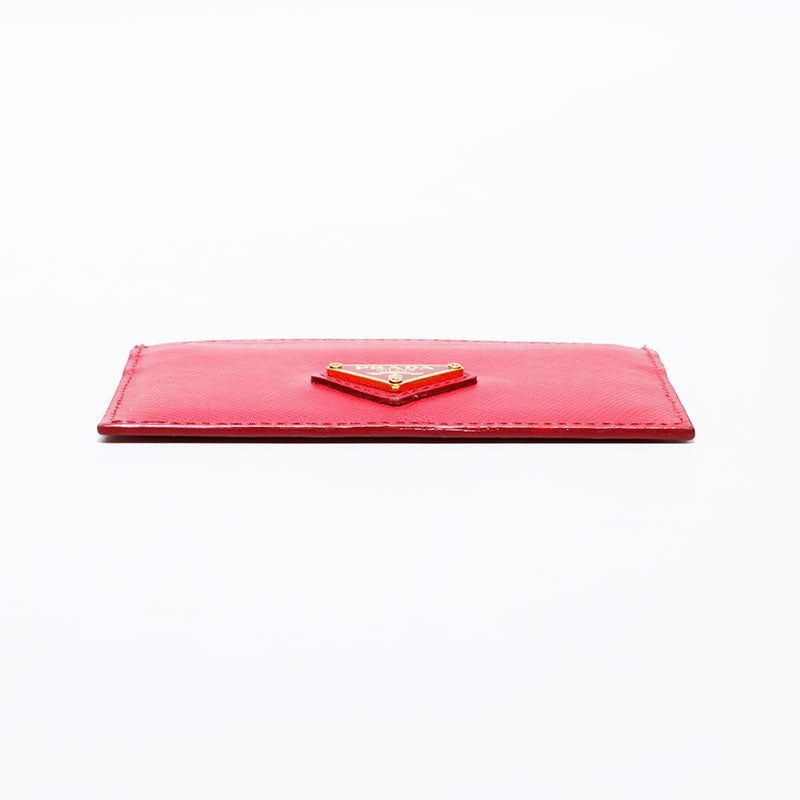 プラダ PRADA サフィアーノレザー カードケース ピンク WS22399 – NUIR