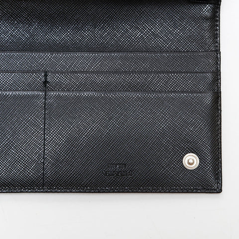 PRADA Nylon triangle logo Purse black WS22400