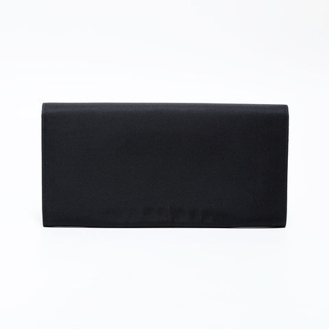 PRADA Nylon triangle logo Purse black WS22400