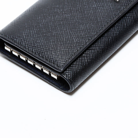 PRADA Safiano leather Key holder black WS22401