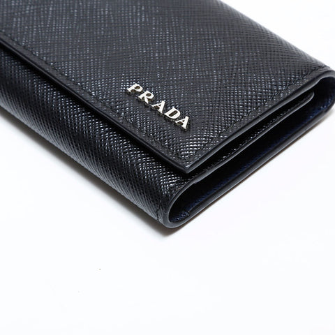 PRADA Safiano leather Key holder black WS22401