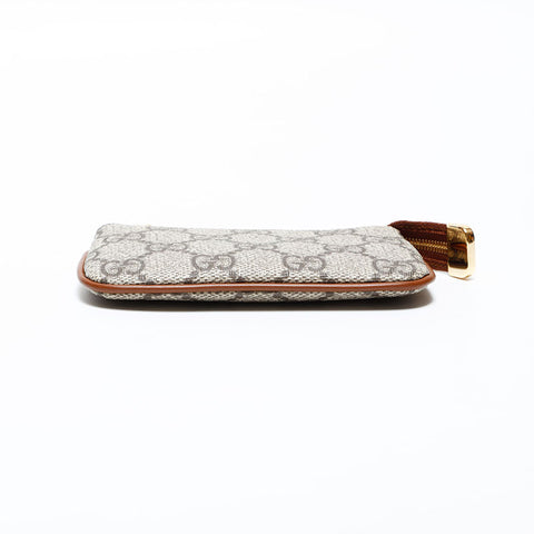 GUCCI GG Supreme with key ring Coin case beige WS22404