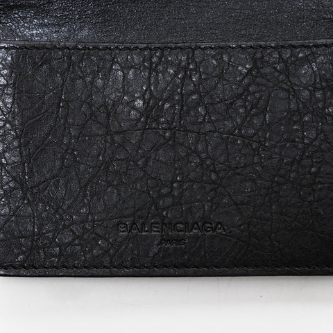 BALENCIAGA Leather Classic Card Case black WS22407