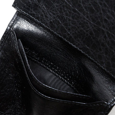 BALENCIAGA Leather Classic Card Case black WS22407