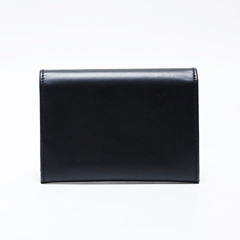 CARTIER Leather Business Card Holder Card Case black WS22408