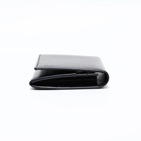 CARTIER Leather Business Card Holder Card Case black WS22408