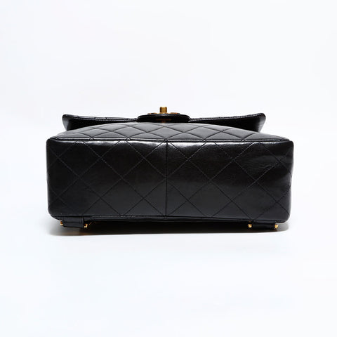 CHANEL No. 3 1994-1996 Lambskin Matelasse Backpack Â· Daypack black WS22412