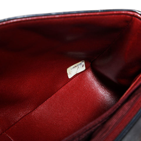 CHANEL No. 2 1991-1994 Lambskin Diana 9.8" Shoulder Bag black WS22413