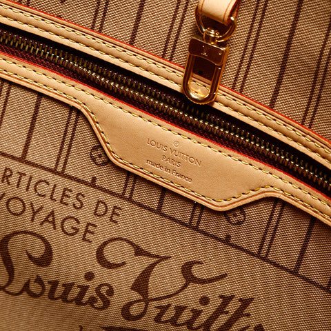 ルイ・ヴィトン LOUIS VUITTON 2007年製 モノグラム ネヴァーフルGM トートバッグ ブラウン WS22418